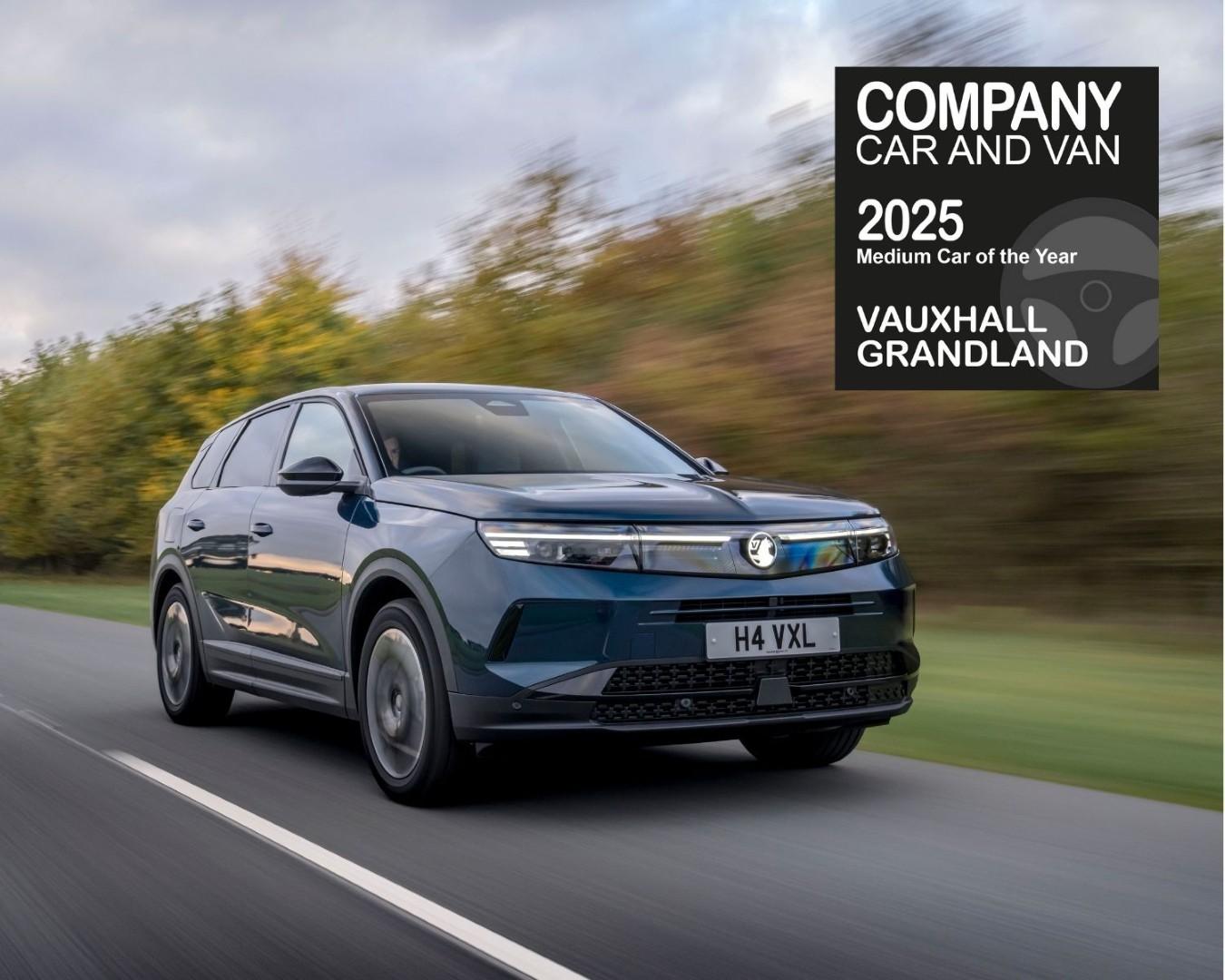 Vauxhall Grandland Crowned Medium Car of the Year at Company Car & Van Awards
