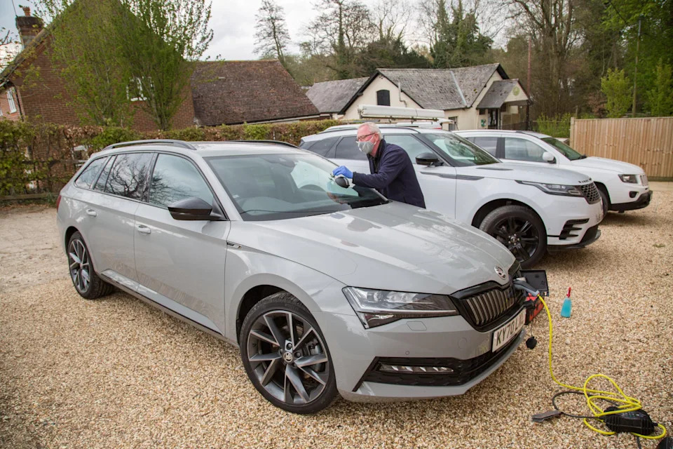 A windscreen may need repairing or replacing if it's damaged. 