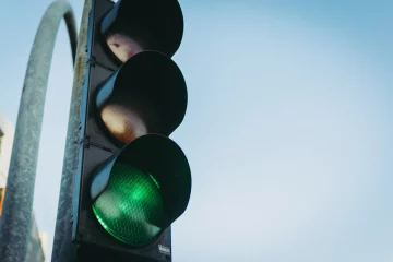 black traffic light